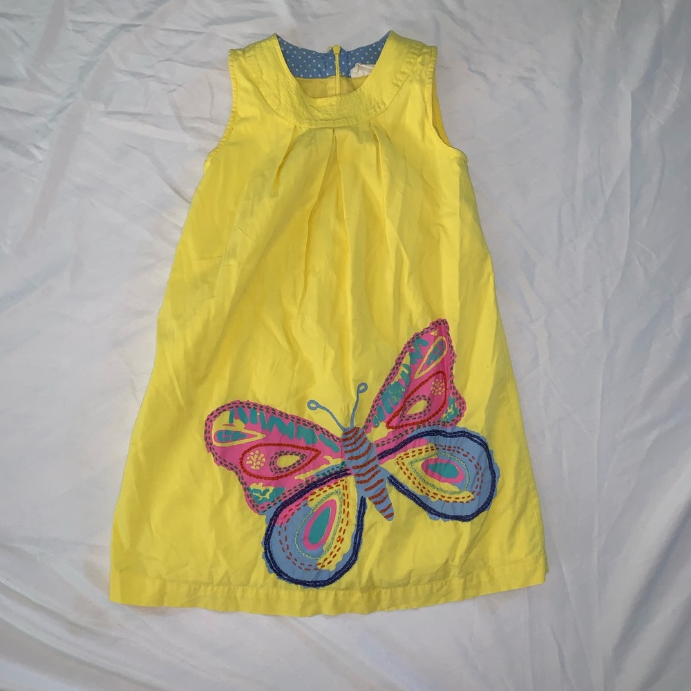 Girls yellow dress